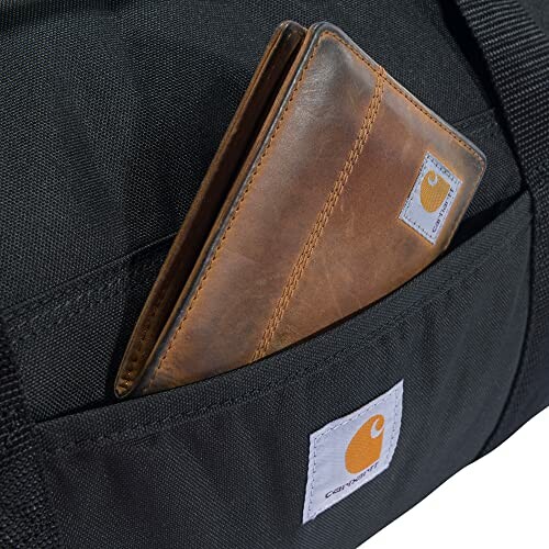 Carhartt wallet in black bag pocket