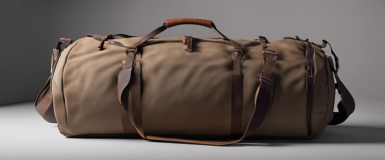 Comfortable carrying options for duffel bags