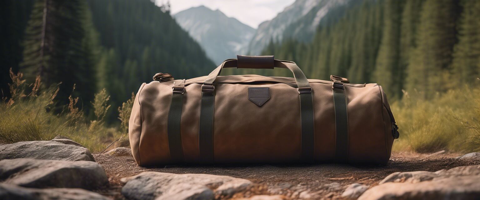 Duffel in nature