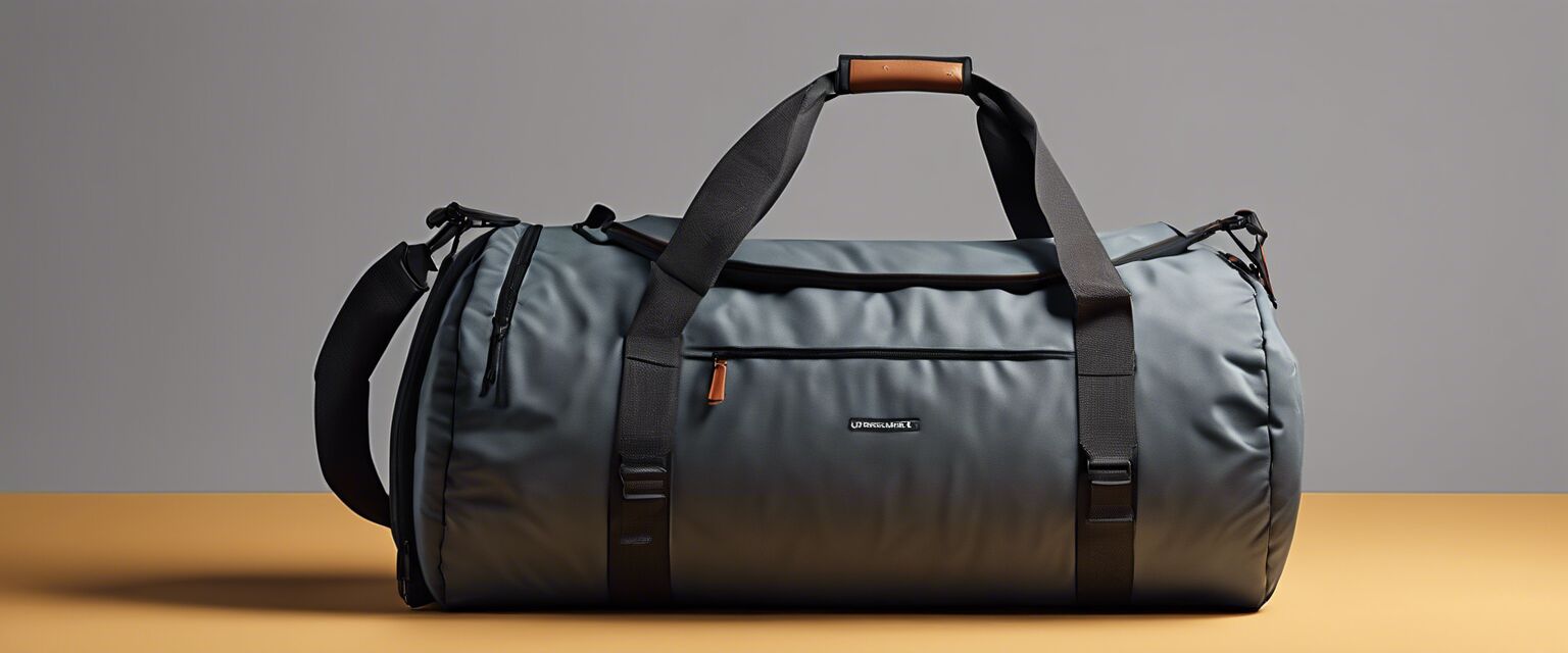 Lightweight minimalist duffel