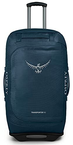 Osprey wheeled luggage in blue with logo